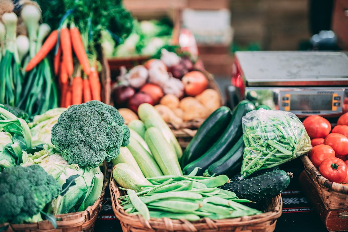 Nutritionist consulting with client about healthy eating plan